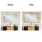 Amanti Art Mirror Makeover Bathroom Mirror Frame Border Kit - Fully Assembled Peel and Stick Frame - Mirror NOT Included - Grace Brushed Gold Trim